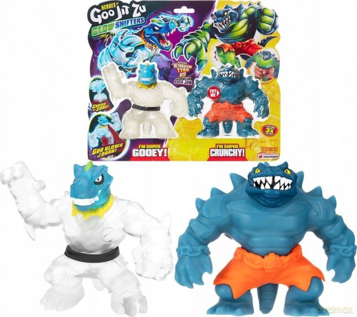Goo Jit Zu - Glow Shifters - Tyro Vs Rockjaw [FIGURKA]