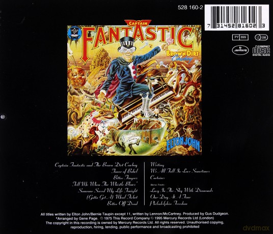 Elton John: Captain Fantastic And The Brow [CD]