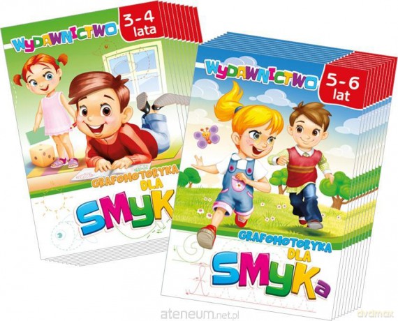 Grafomotoryka dla smyka 20 szt MIX [KSIĄŻKA]