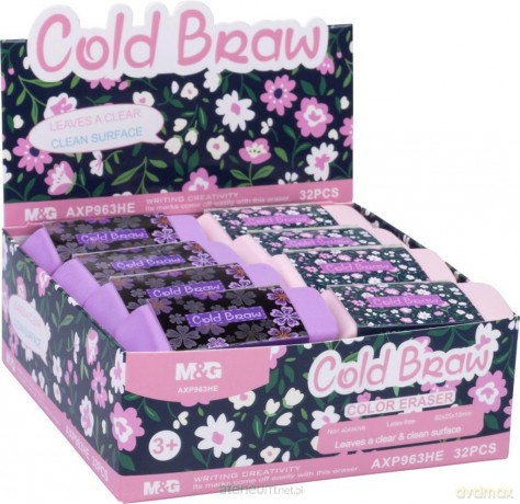 Gumka do ołówka Cold Braw (32 szt)