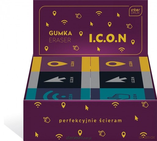 Gumka do ścierania Icon (24 szt)