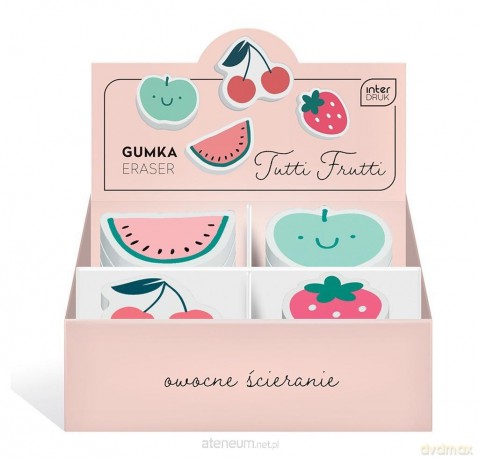 Gumka do ścierania Tutti Frutti (20 szt)