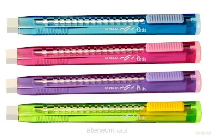 Gumka ołówkowa regulowana MIX (20 szt.) GE010-M