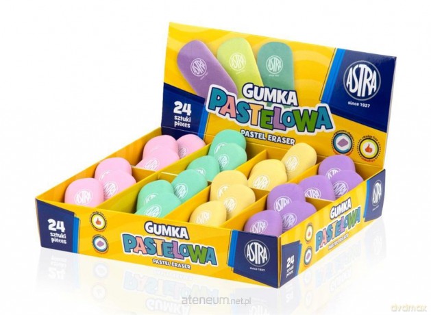 Gumka pastelowa (24 szt)