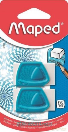 Gumka Precision w plastikowej osłonce 2 szt blst