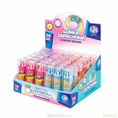 Gumka zapachowa - szminka (36 szt)