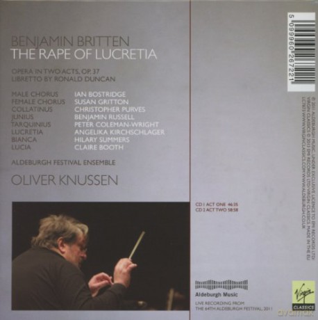 Ian Bostridge: The Rape Of Lucretia (Limited) [2CD]