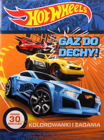 Hot Wheels. Gaz do dechy! Kolorowanki i zadania [KSIĄŻKA]