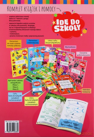 Idę do szkoły. Ćwiczenia grafomotoryczne [KSIĄŻKA]