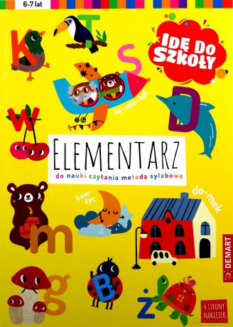 Idę do szkoły. Elementarz do nauki czytania metodą [KSIĄŻKA]