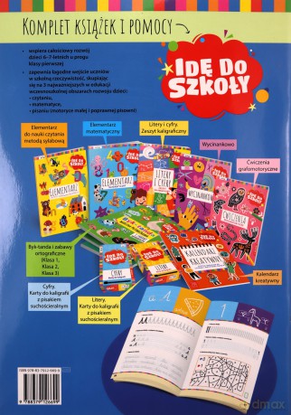 Idę do szkoły. Litery i cyfry. Zeszyt kaligraficz [KSIĄŻKA]