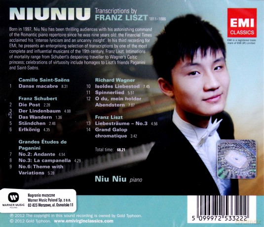 Niu Niu: Transcriptions [CD]