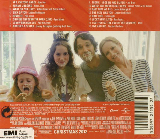 This Is 40 soundtrack (40 Lat Minęło) [CD]