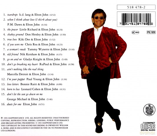 Elton John: Duets [CD]