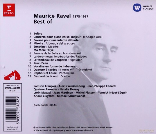 Best Of Maurice Ravel [CD]