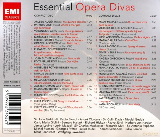 Essential Opera Divas [2CD]