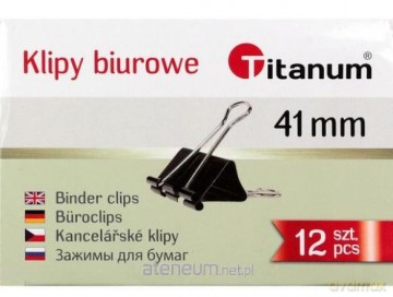 Klipy biurowe 41mm 12 szt