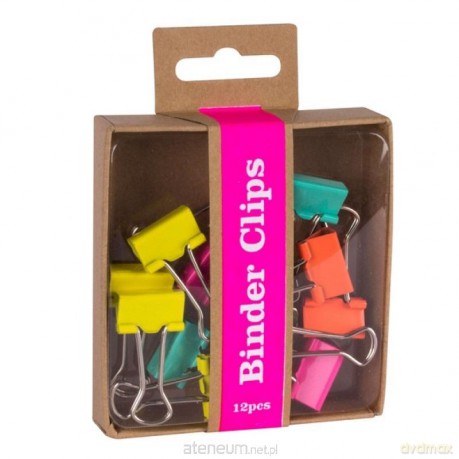 Klipy Fluor Collection 12 szt MIX