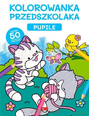 Kolorowanka przedszkolaka. Pupile [KSIĄŻKA]
