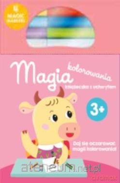Kolorowanka z magicznymi flamastrami 3+ różowa [KSIĄŻKA]