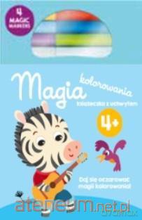 Kolorowanka z magicznymi flamastrami 4+ niebieska [KSIĄŻKA]