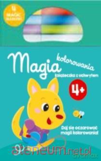 Kolorowanka z magicznymi flamastrami 4+ turkusowa [KSIĄŻKA]
