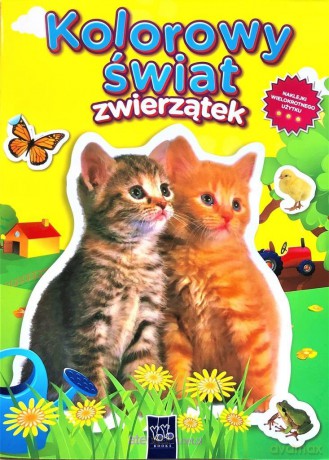 Kolorowy świat zwierzątek. Dwa kotki [KSIĄŻKA]