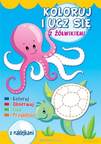 Koloruj i ucz się z żółwikiem! [KSIĄŻKA]