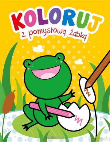Koloruj z pomysłową żabką [KSIĄŻKA]