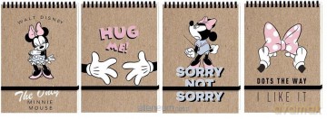 Kołonotes A6/96K kratka Minnie Mouse Kraft (10 szt)