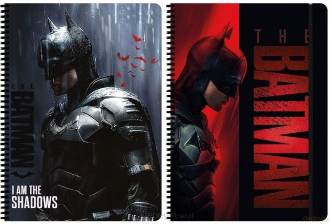 Kołozeszyt A4/80K kratka Batman (5 szt)