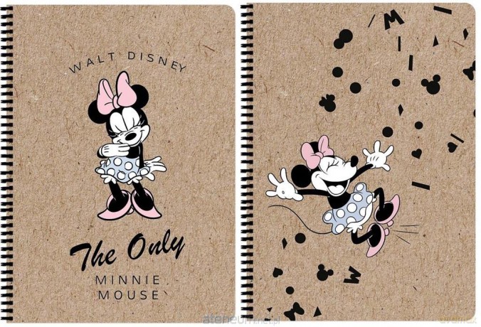 Kołozeszyt A4/80K kratka Minnie Mouse Kraft