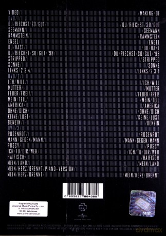 Rammstein: Videos 1995 - 2012 (NTSC) (digipack) [3DVD]