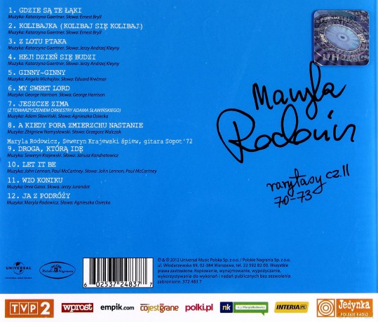 Maryla Rodowicz: Rarytasy Cz. 2 (1970-1973) [CD]