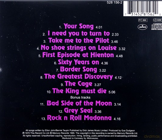 Elton John: Elton John [CD]