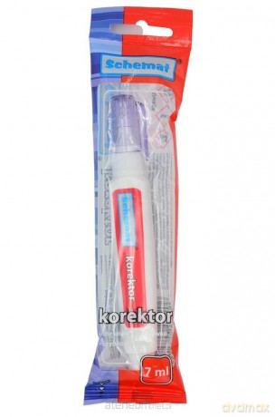Korektor z metalową końcówką 7ml (12 szt)