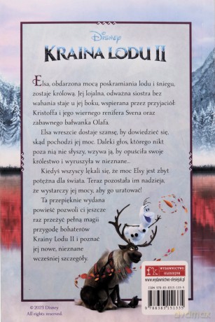 Kraina Lodu II. Biblioteczka przygody. Disney [KSIĄŻKA]