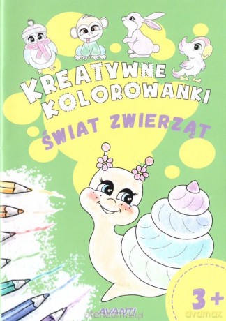 Kreatywne kolorowanki. Świat zwierząt [KSIĄŻKA]