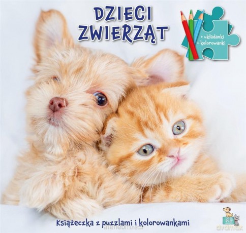 Książeczki z puzzlami Dzieci zwierząt [KSIĄŻKA]