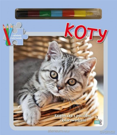 Książeczki z puzzlami Koty [KSIĄŻKA]