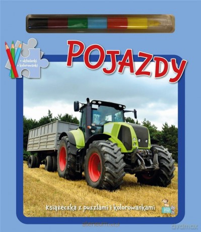 Książeczki z puzzlami Pojazdy [KSIĄŻKA]