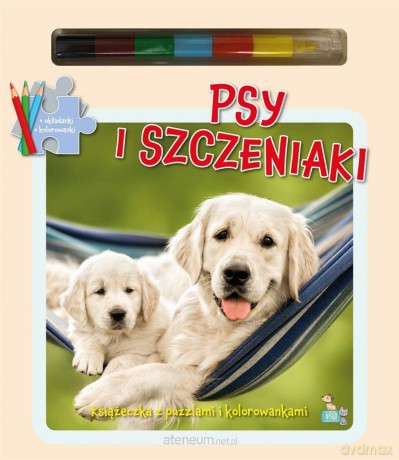 Książeczki z puzzlami Psy i szczeniaki [KSIĄŻKA]