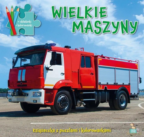 Książeczki z puzzlami Wielkie maszyny [KSIĄŻKA]
