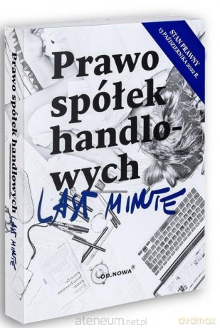 Last Minute. Kodeks spółek handlowych 2022 [KSIĄŻKA]