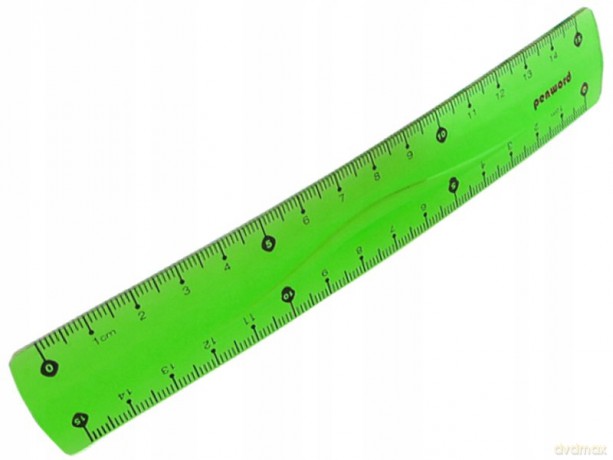 Linijka elastyczna 15cm MIX