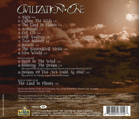 Civilization One: Calling The Gods [CD]