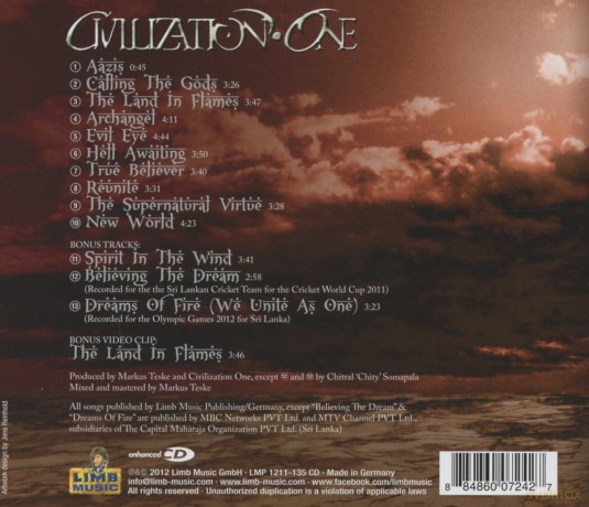 Civilization One: Calling The Gods [CD]