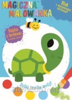 Magiczna malowanka z farbkami Żółwik [KSIĄŻKA]