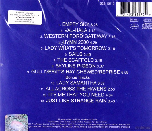 Elton John: Empty Sky [CD]