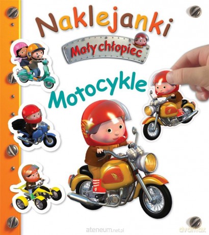 Mały chłopiec. Naklejanki. Motocykle [KSIĄŻKA]